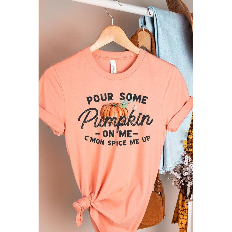 COLOR BEAR " C'mon Spice me up" Fall Humor Graphic T-shirt