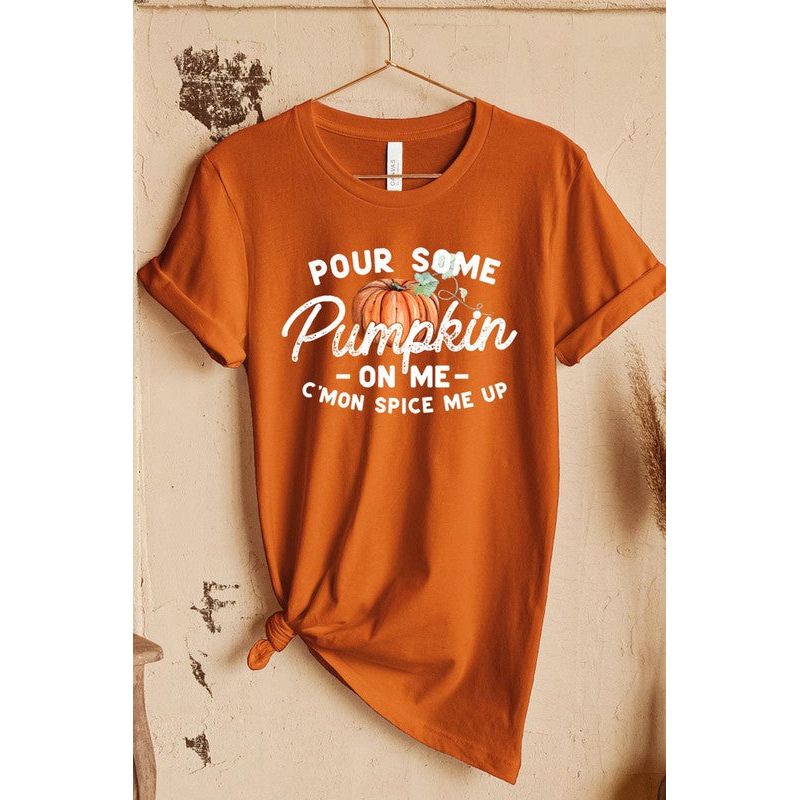 COLOR BEAR " C'mon Spice me up" Fall Humor Graphic T-shirt