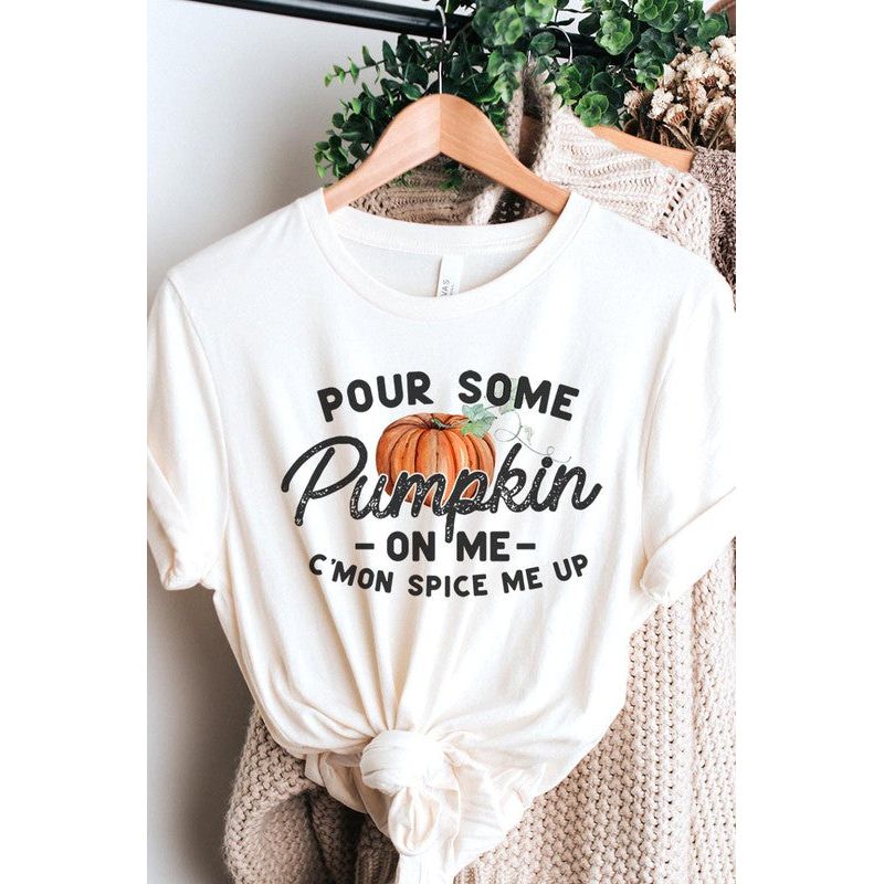 COLOR BEAR " C'mon Spice me up" Fall Humor Graphic T-shirt