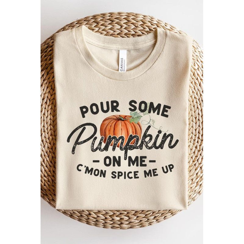 COLOR BEAR " C'mon Spice me up" Fall Humor Graphic T-shirt