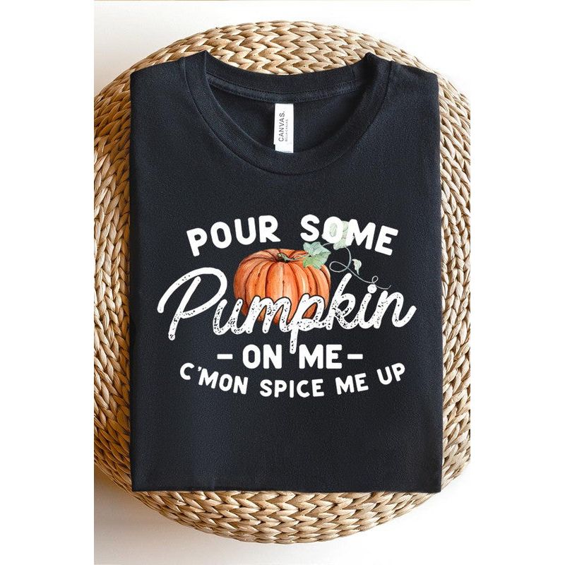 COLOR BEAR " C'mon Spice me up" Fall Humor Graphic T-shirt