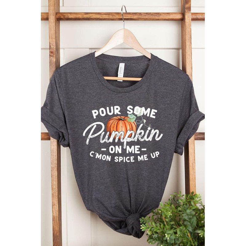 COLOR BEAR " C'mon Spice me up" Fall Humor Graphic T-shirt