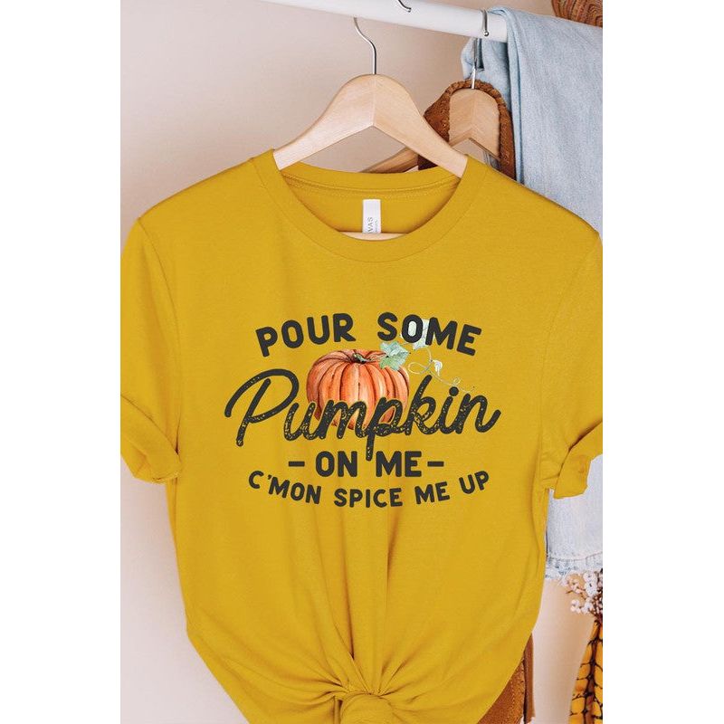 COLOR BEAR " C'mon Spice me up" Fall Humor Graphic T-shirt