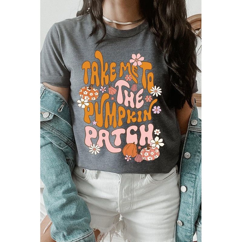 COLOR BEAR " Take me to the Pumpkin Patch" Autumn Graphic T-shirt