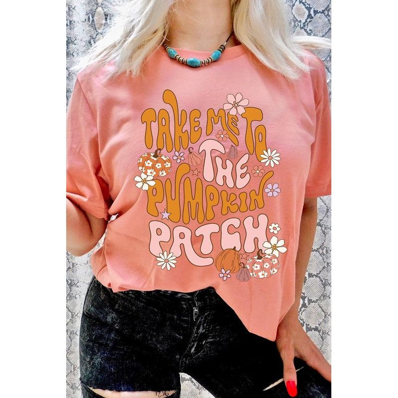 COLOR BEAR " Take me to the Pumpkin Patch" Autumn Graphic T-shirt