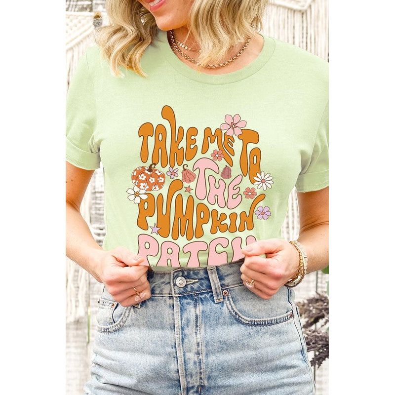 COLOR BEAR " Take me to the Pumpkin Patch" Autumn Graphic T-shirt