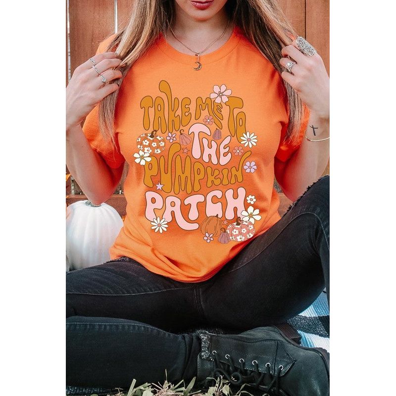 COLOR BEAR " Take me to the Pumpkin Patch" Autumn Graphic T-shirt