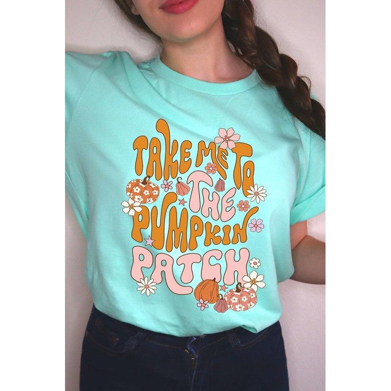 COLOR BEAR " Take me to the Pumpkin Patch" Autumn Graphic T-shirt