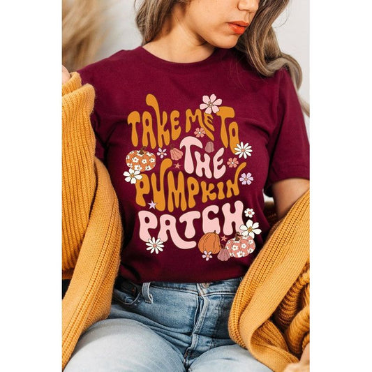 COLOR BEAR " Take me to the Pumpkin Patch" Autumn Graphic T-shirt