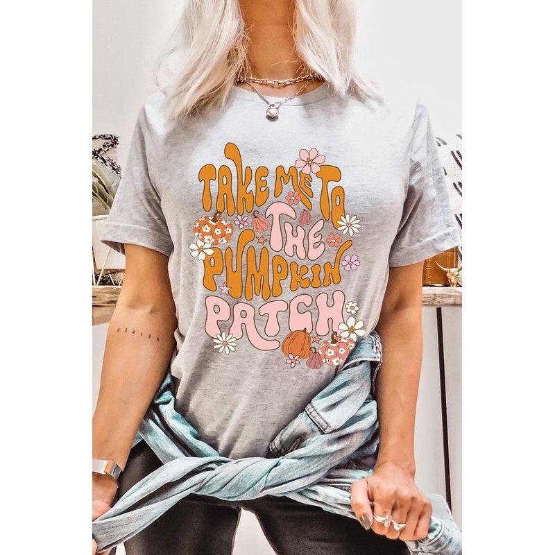 COLOR BEAR " Take me to the Pumpkin Patch" Autumn Graphic T-shirt