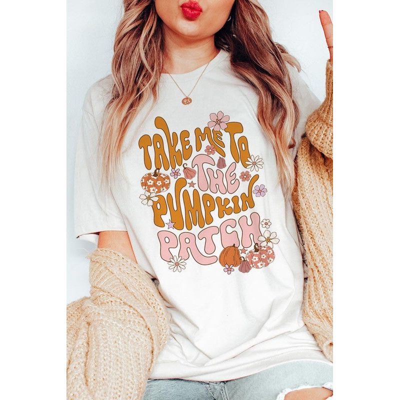 COLOR BEAR " Take me to the Pumpkin Patch" Autumn Graphic T-shirt