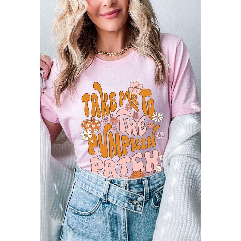 COLOR BEAR " Take me to the Pumpkin Patch" Autumn Graphic T-shirt