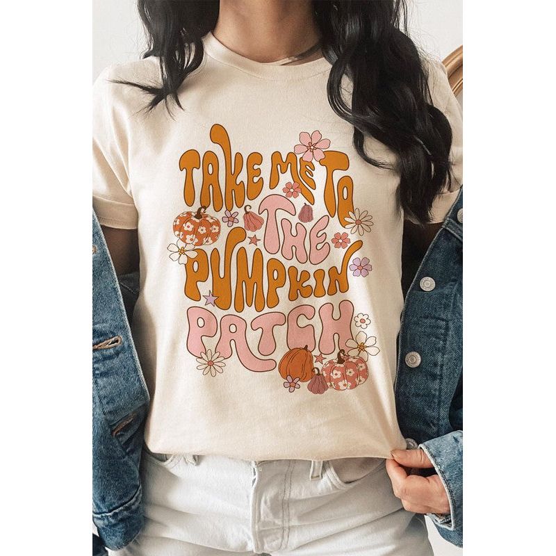 COLOR BEAR " Take me to the Pumpkin Patch" Autumn Graphic T-shirt