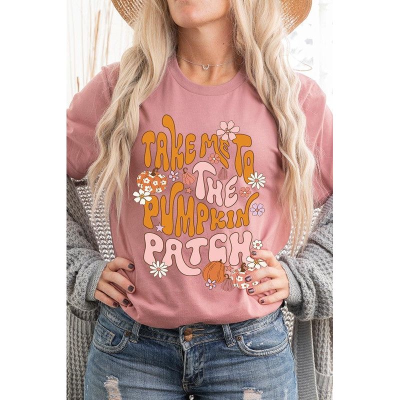 COLOR BEAR " Take me to the Pumpkin Patch" Autumn Graphic T-shirt