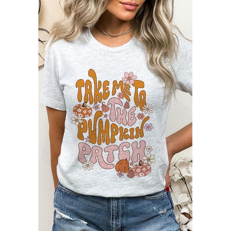 COLOR BEAR " Take me to the Pumpkin Patch" Autumn Graphic T-shirt