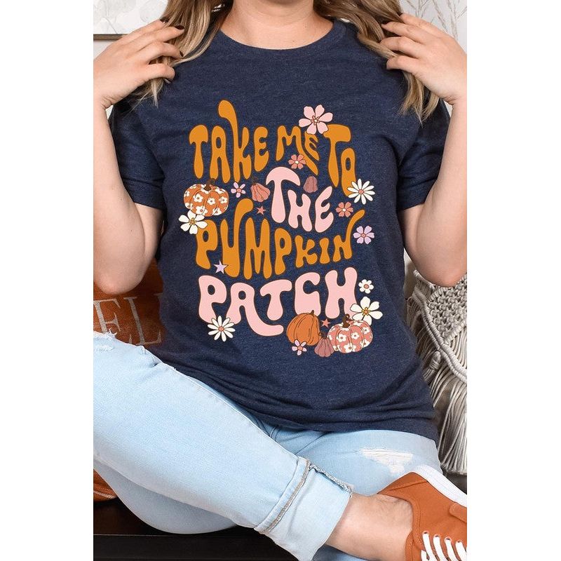 COLOR BEAR " Take me to the Pumpkin Patch" Autumn Graphic T-shirt