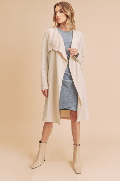 AEMI & Co. Relaxed Open-front Cardigan-Rosalie Coat