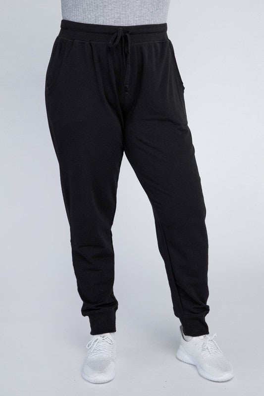 BLUE AGE Plus-Size Jogger Pants