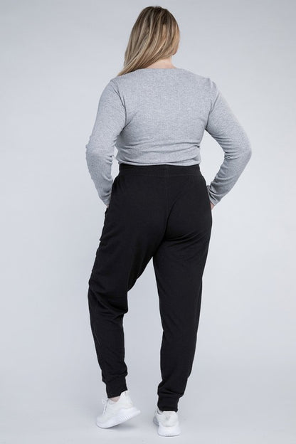 BLUE AGE Plus-Size Jogger Pants