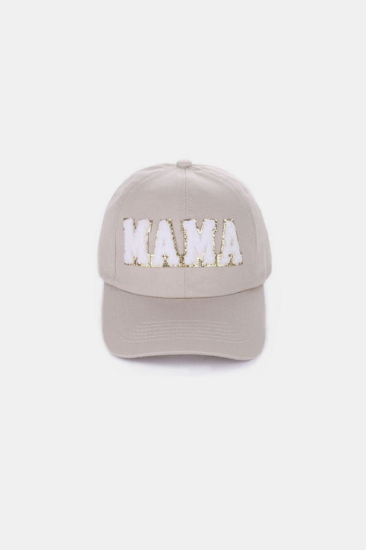 ZENANA "MAMA" Chenille Patch Baseball Cap