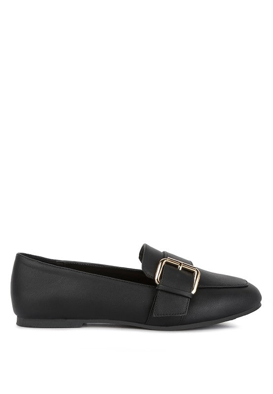 RAG & Co. Saskia Pin Buckle Detail Loafers