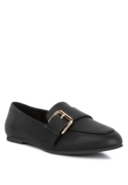 RAG & Co. Saskia Pin Buckle Detail Loafers