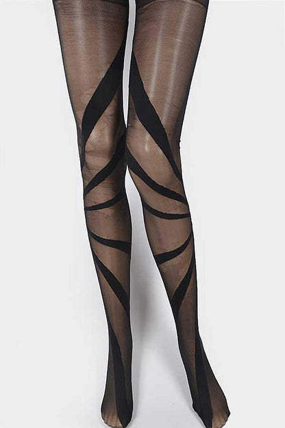 LA JEWELRY Geometric Designed Premium Tights