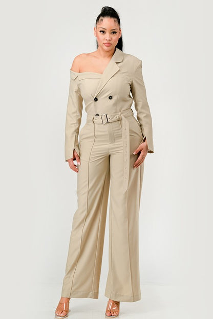 ATHINA Savannah Elegance Trench Jumpsuit