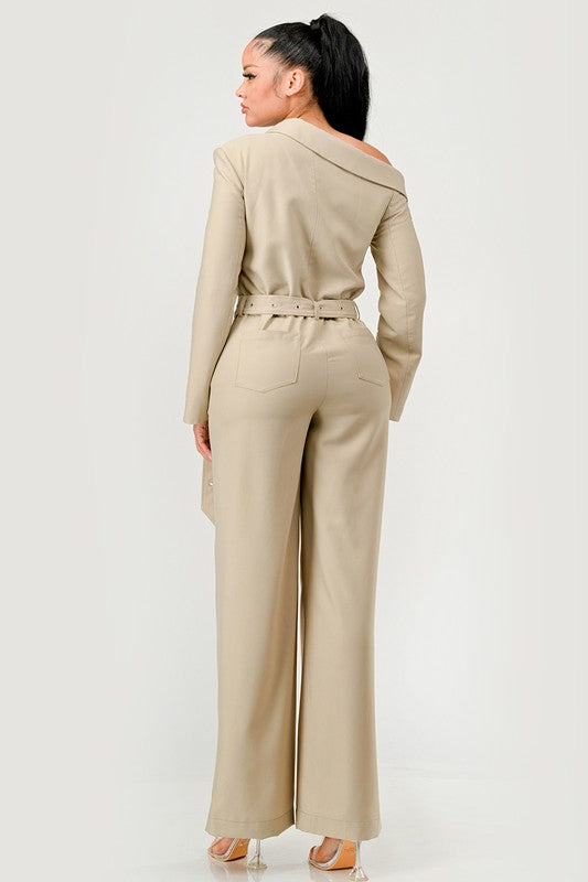 ATHINA Savannah Elegance Trench Jumpsuit