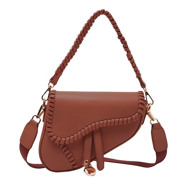 AILI'S Adeline Saddle Crossbody Hand Bag