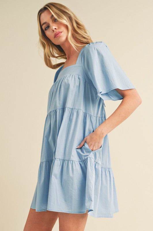 AEMI & Co. Samone Poplin Summer Dress