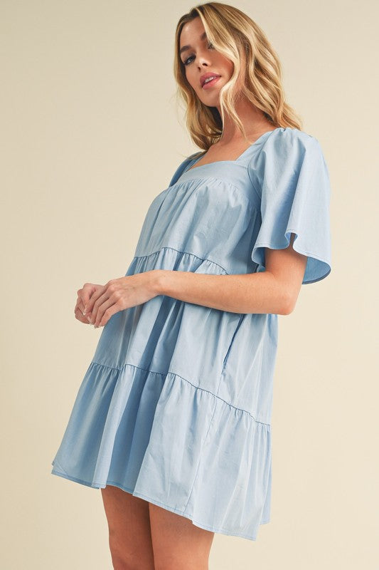 AEMI & Co. Samone Poplin Summer Dress