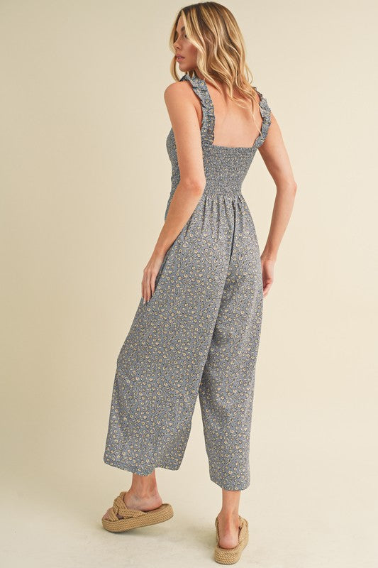 AEMI & Co. Brandis Jumpsuit with Elastic Straps