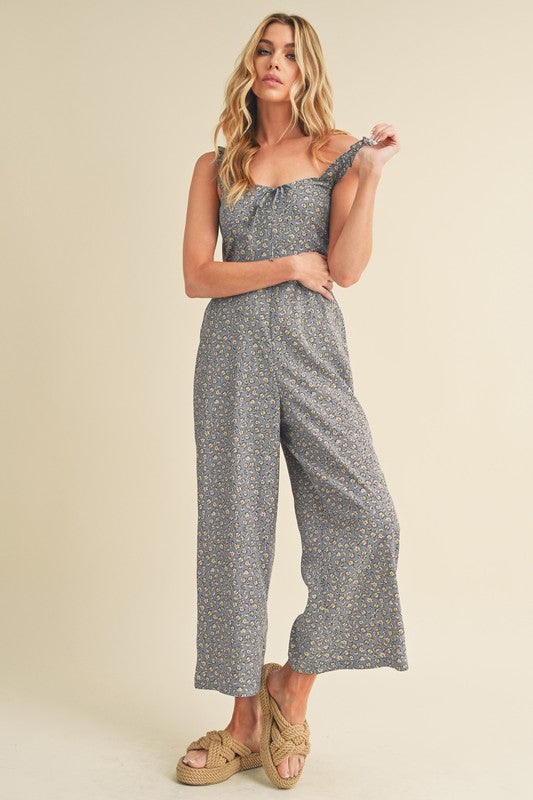 AEMI & Co. Brandis Jumpsuit with Elastic Straps