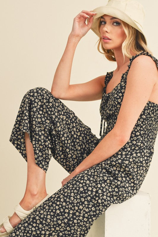 AEMI & Co. Brandis Jumpsuit with Elastic Straps