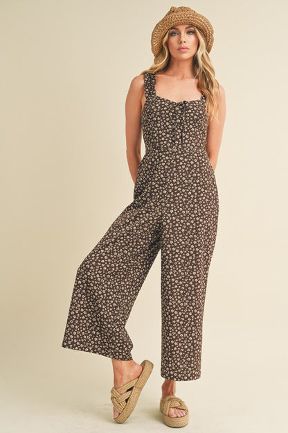 AEMI & Co. Brandis Jumpsuit with Elastic Straps