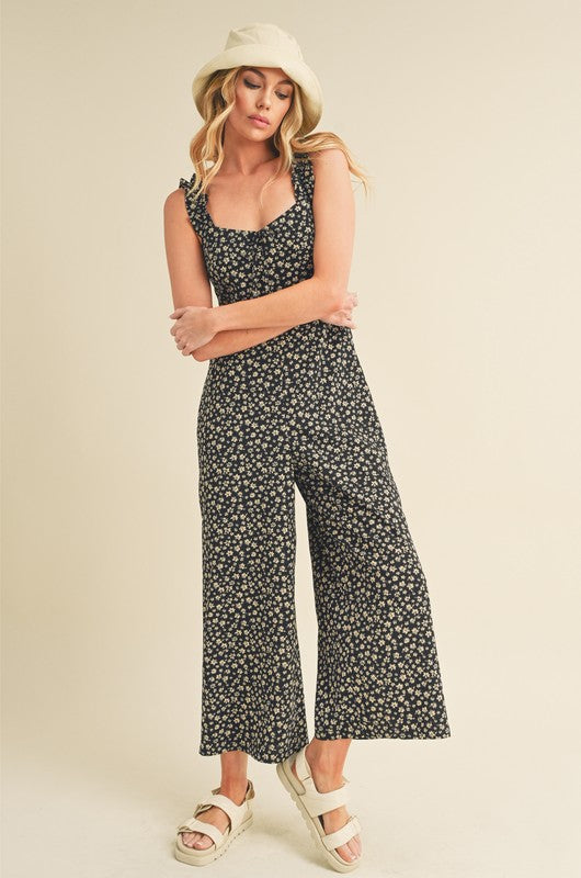 AEMI & Co. Brandis Jumpsuit with Elastic Straps