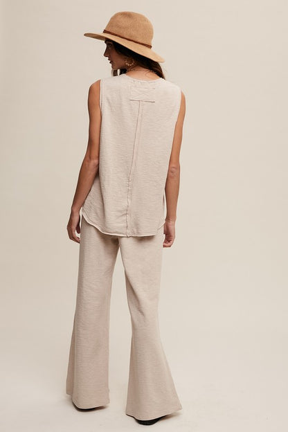 LISTICLE Soft Knit Tank and Sweatpant Set