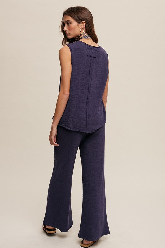 LISTICLE Soft Knit Tank and Sweatpant Set