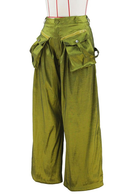 BY CLAUDE Women Fashion Palazzo Cargo Pants