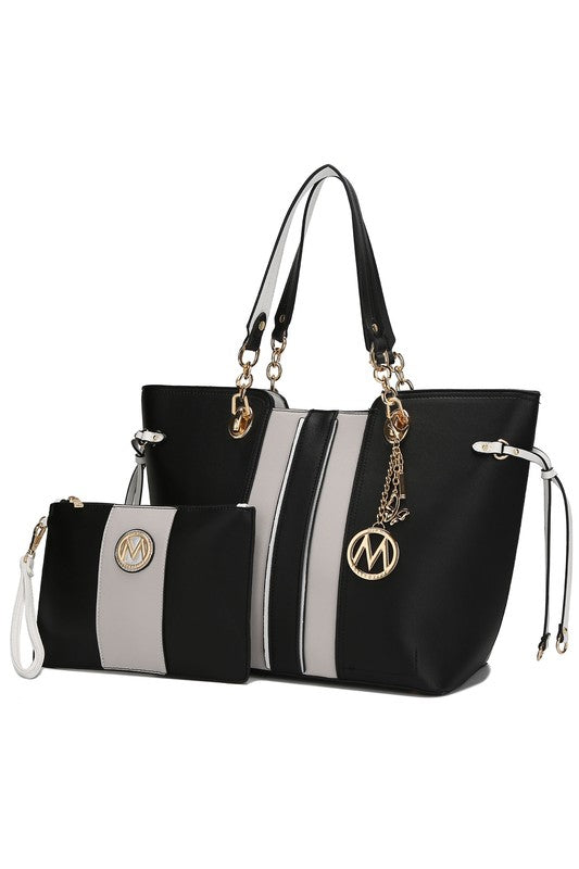 MKF Holland Tote Bag with Wristlet by Mia k