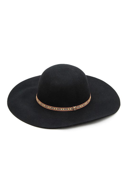 Wool Felt Fashion Floppy Hat