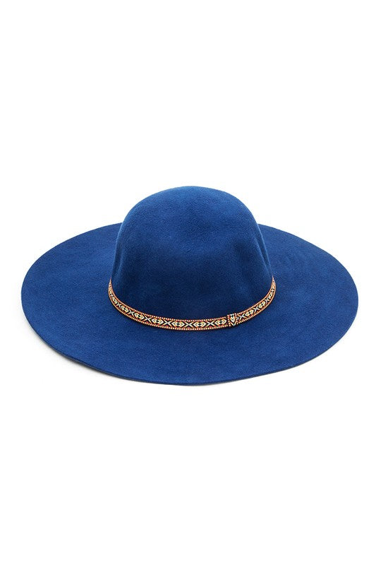 Wool Felt Fashion Floppy Hat