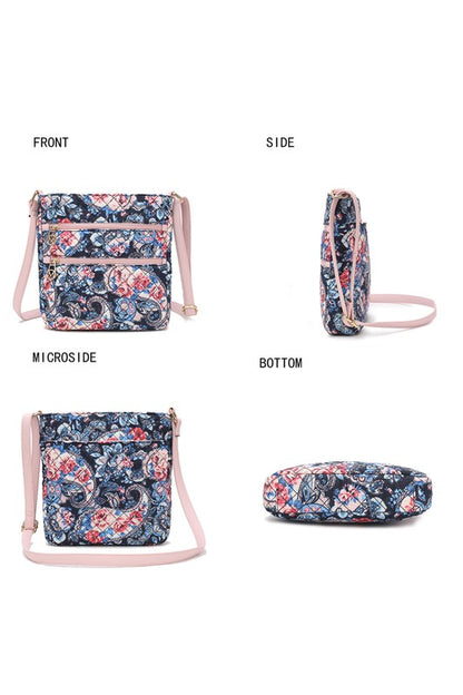 MKF Collection Lainey Botanical Pattern Crossbody