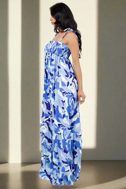 BY CLAUDE Tank Printed Wide-leg Summer Jumpsuit