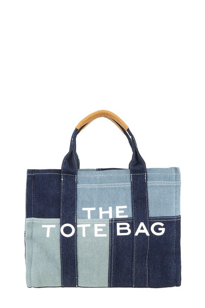 ICCO "The Tote" Denim Crossbody Bag