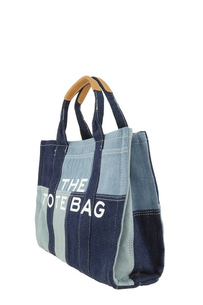 ICCO "The Tote" Denim Crossbody Bag