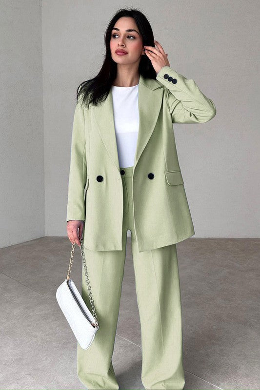 WOMEN FASHION BLAZERS SUIT SET