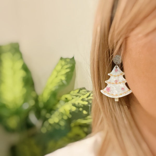 Merry Magic Christmas Tree Earrings