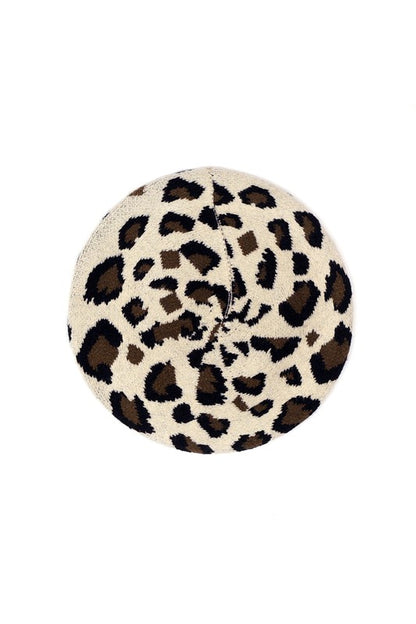 ICCO Leopard Stretchy Beret